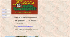 Desktop Screenshot of billsautotransport.com